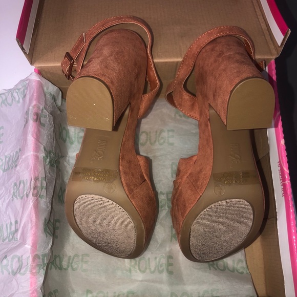 Rainbow Chunky Heels - Picture 4 of 8